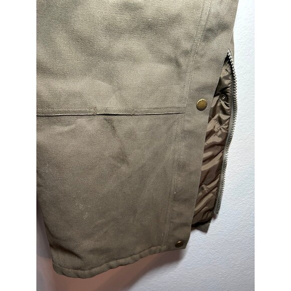 Rocky Canvas Insulated Bib Overalls Heavy Duty Workwear Double Knee Carpenter L - Picture 3 of 8